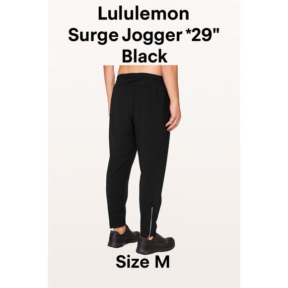 Lululemon  P 22 Surge Jogger 29” – Black – Size M - Picture 1 of 7